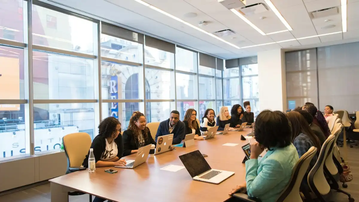 Professionals in an office – Abu Dhabi jobs for Indians