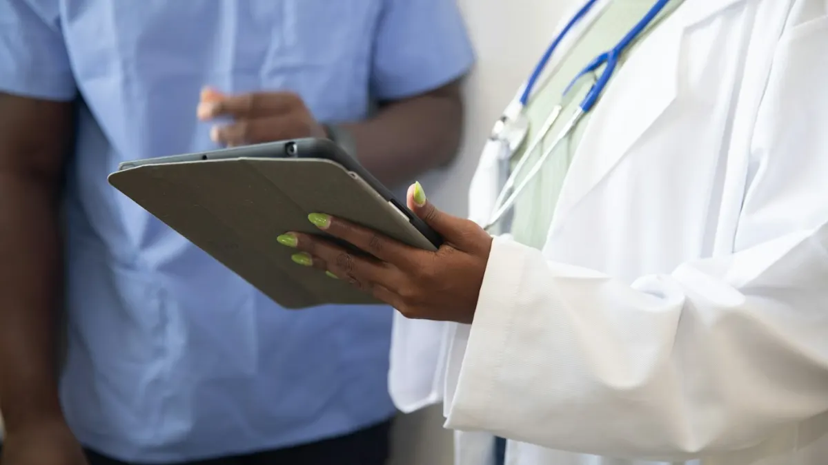 DataFlow Verification 2026: Process, Documents, Time & Tips for Gulf Jobs Healthcare worker preparing licence paperwork