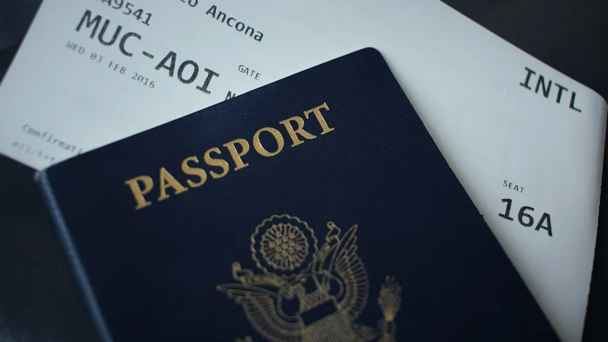 Emigration clearance – Indian passport booklet ready for Gulf travel