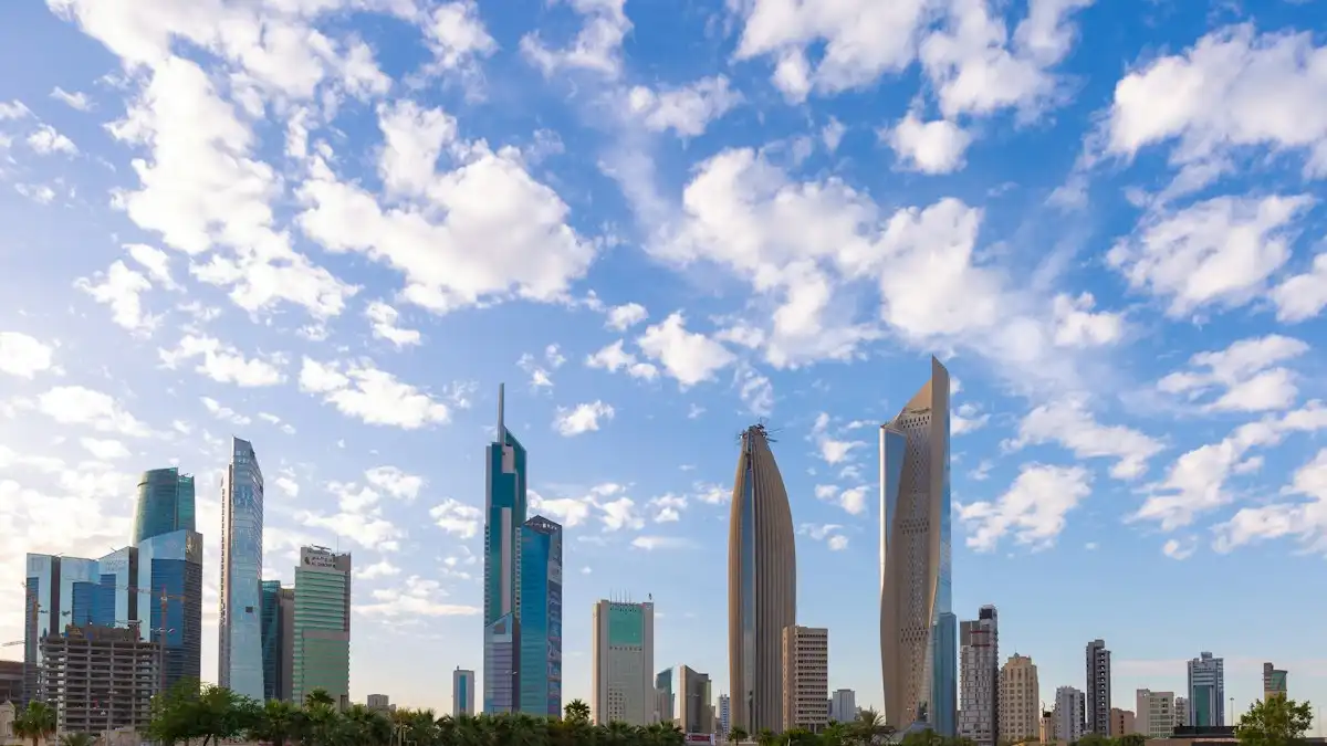 Kuwait jobs – high-rise towers in Kuwait City