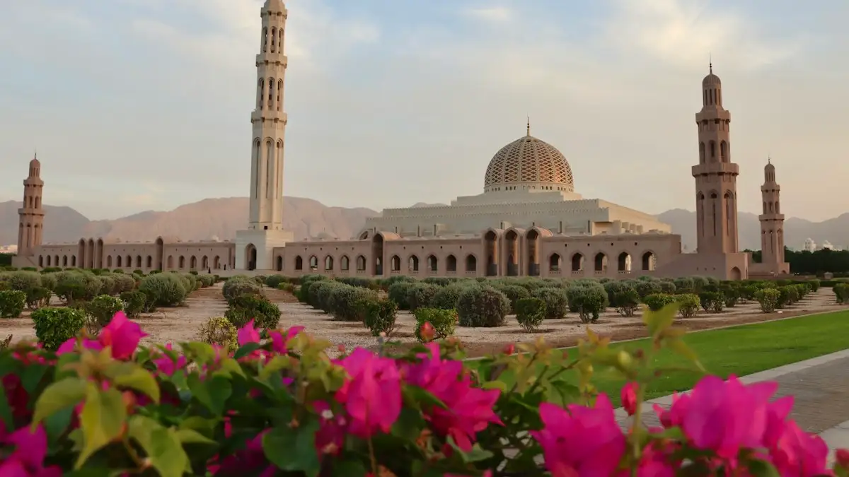 Oman jobs – landmark building in Muscat, Oman