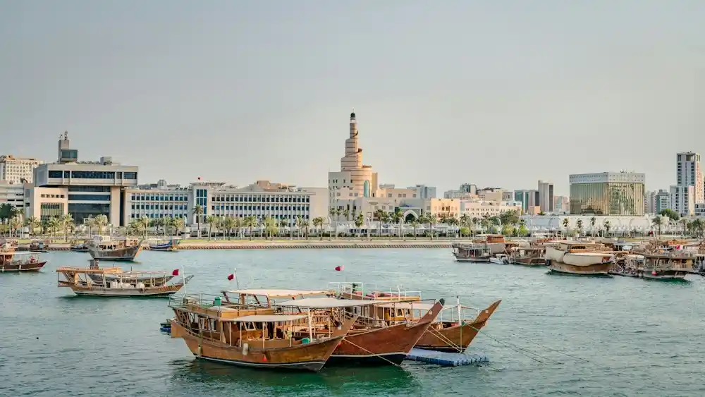 Doha skyline – jobs in Qatar for Indians