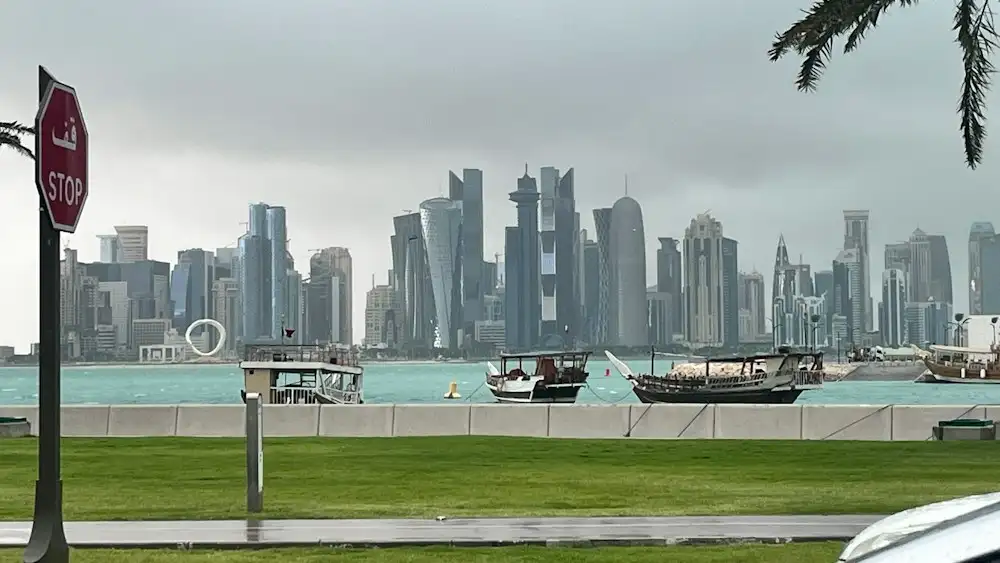 Doha Corniche – Qatar work visa and expat life