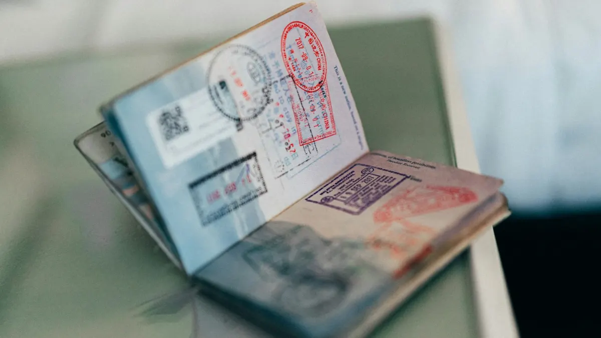 Saudi Work Visa for Indians 2026: Process, Documents, Skill Test & Fees Passport and travel documents ready for visa stamping